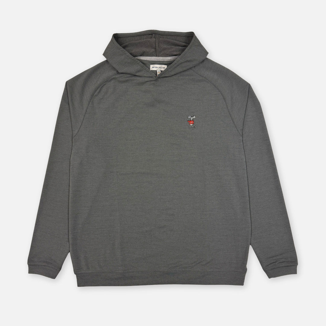 PETER MILLAR SJU PINE PERFORMANCE HOODIE WITH RAT