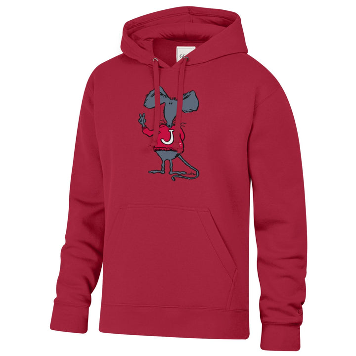 HOODED SWEATSHIRT PEACE RAT