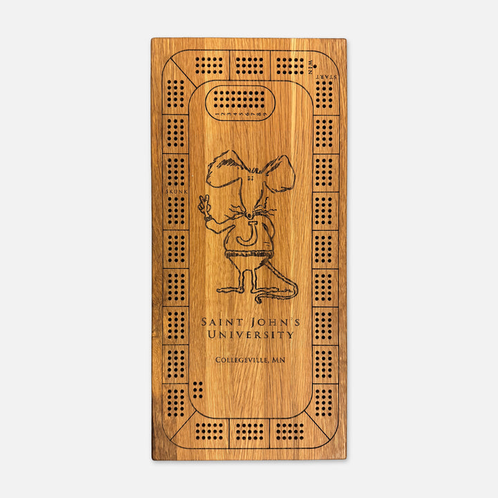 JOHNNIE RAT CRIBBAGE BOARD