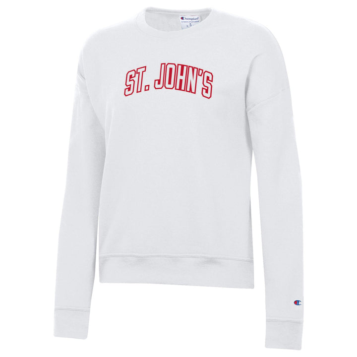 WOMEN'S CHAMPION CREWNECK SWEATSHIRT GLITTER ST. JOHN'S