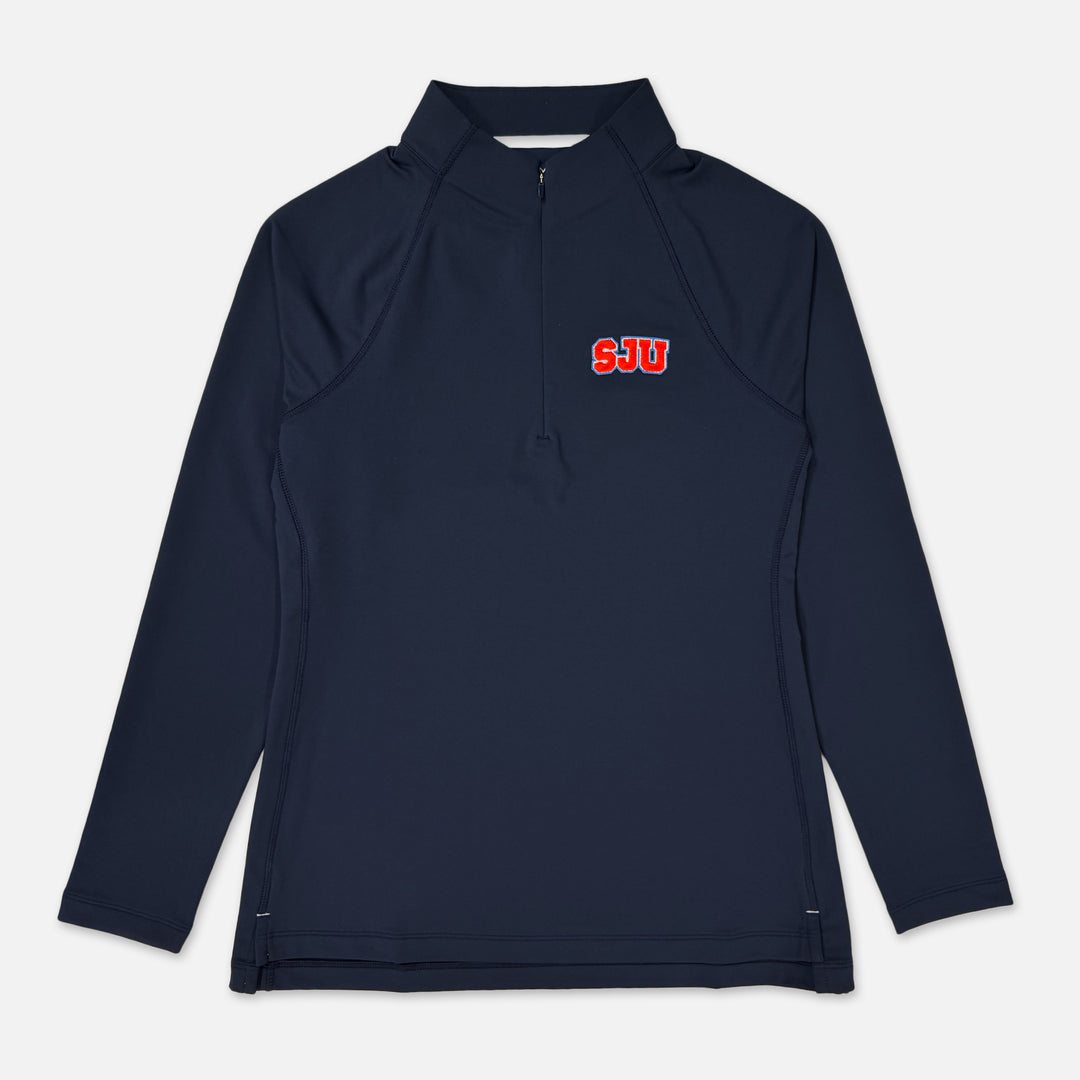 WOMEN'S PETER MILLAR 1/4 ZIP WITH SJU