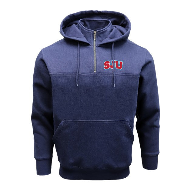 1/4 ZIP HOODED SWEATSHIRT SJU