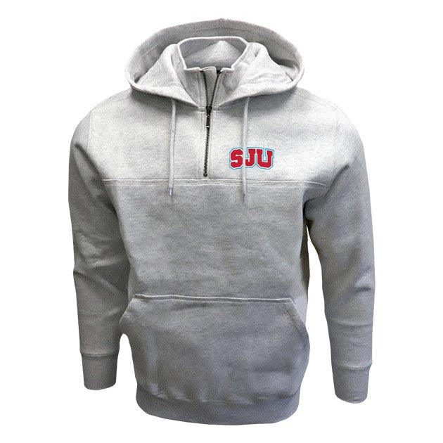 1/4 ZIP HOODED SWEATSHIRT SJU