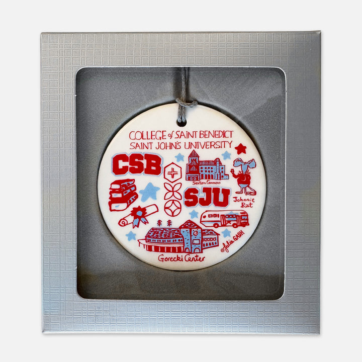 JULIA GASH CERAMIC ORNAMENT CSB SJU