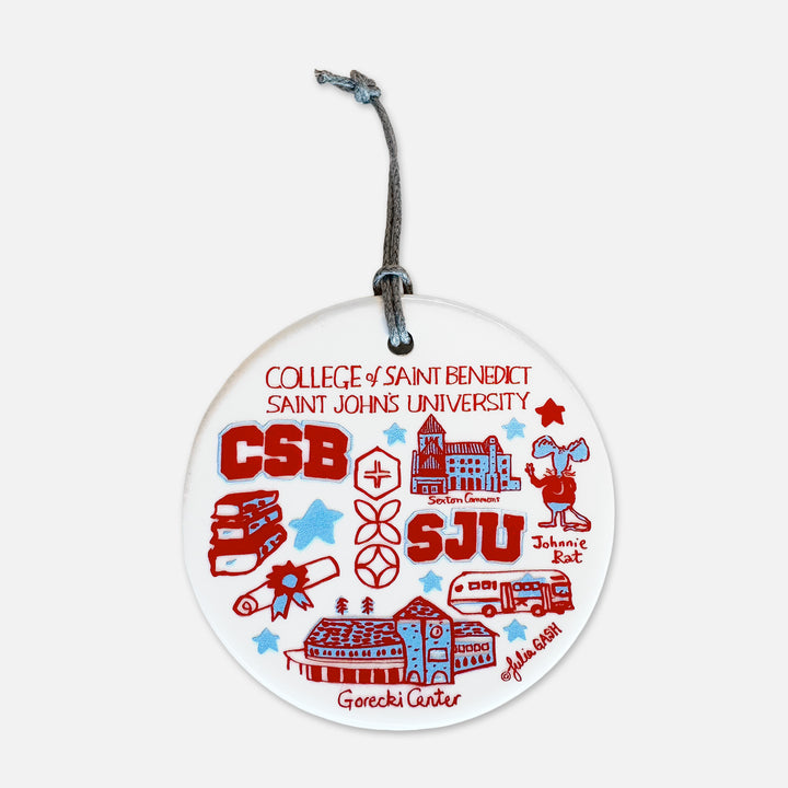 JULIA GASH CERAMIC ORNAMENT CSB SJU