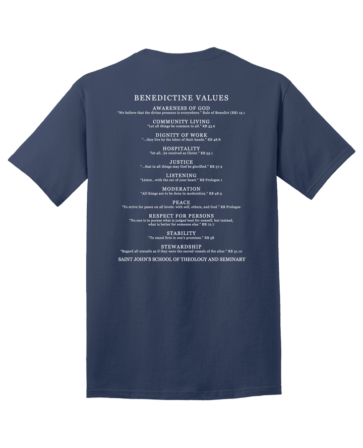 SHORT SLEEVE TSHIRT SOT BENEDICTINE VALUES