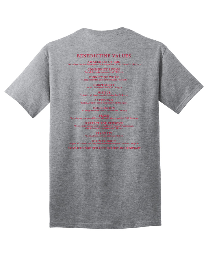 SHORT SLEEVE TSHIRT SOT BENEDICTINE VALUES