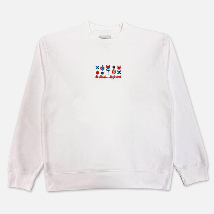 CREWNECK SWEATSHIRT FLOWER ST. BEN'S ST. JOHN'S