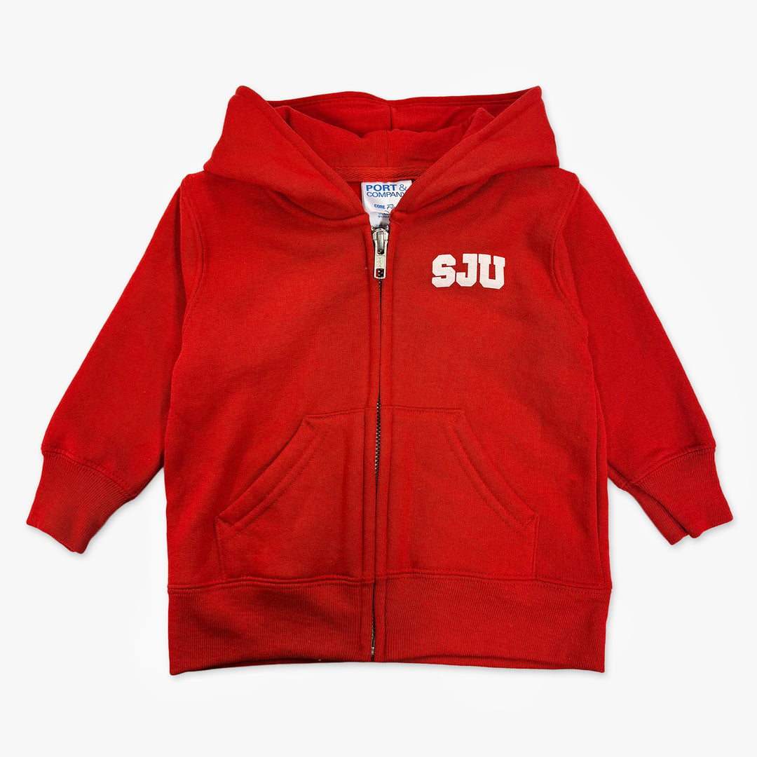 INFANT FULL ZIP HOODED SWEATSHIRT SJU