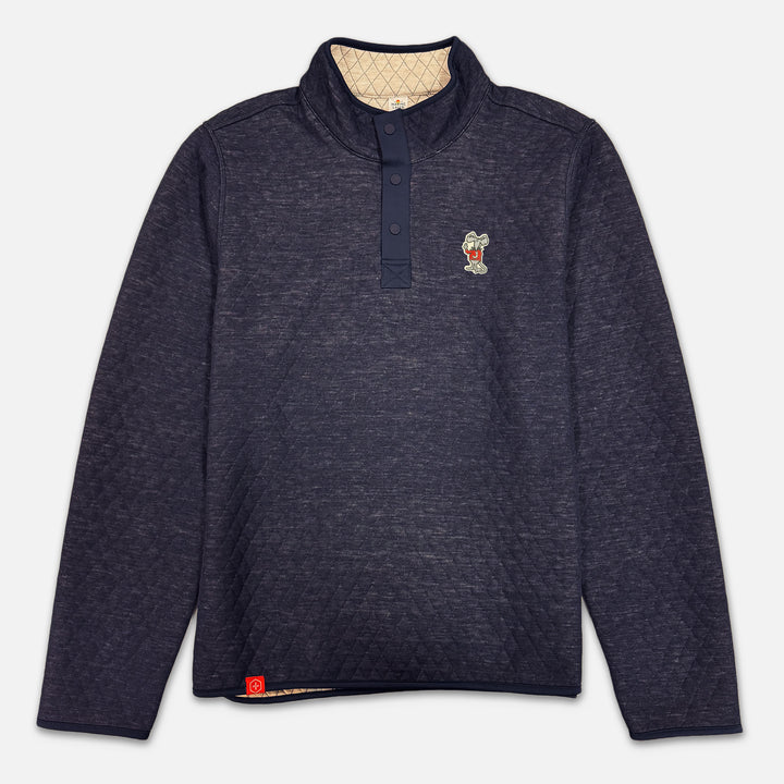 MARINE LAYER CSB+SJU REVERSIBLE PULLOVER WITH RAT