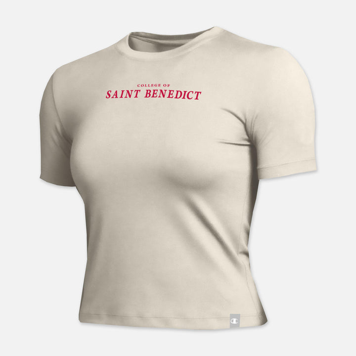WOMEN'S CHAMPION SHORT SLEVE TSHIRT COLLEGE OF SAINT BENEDICT