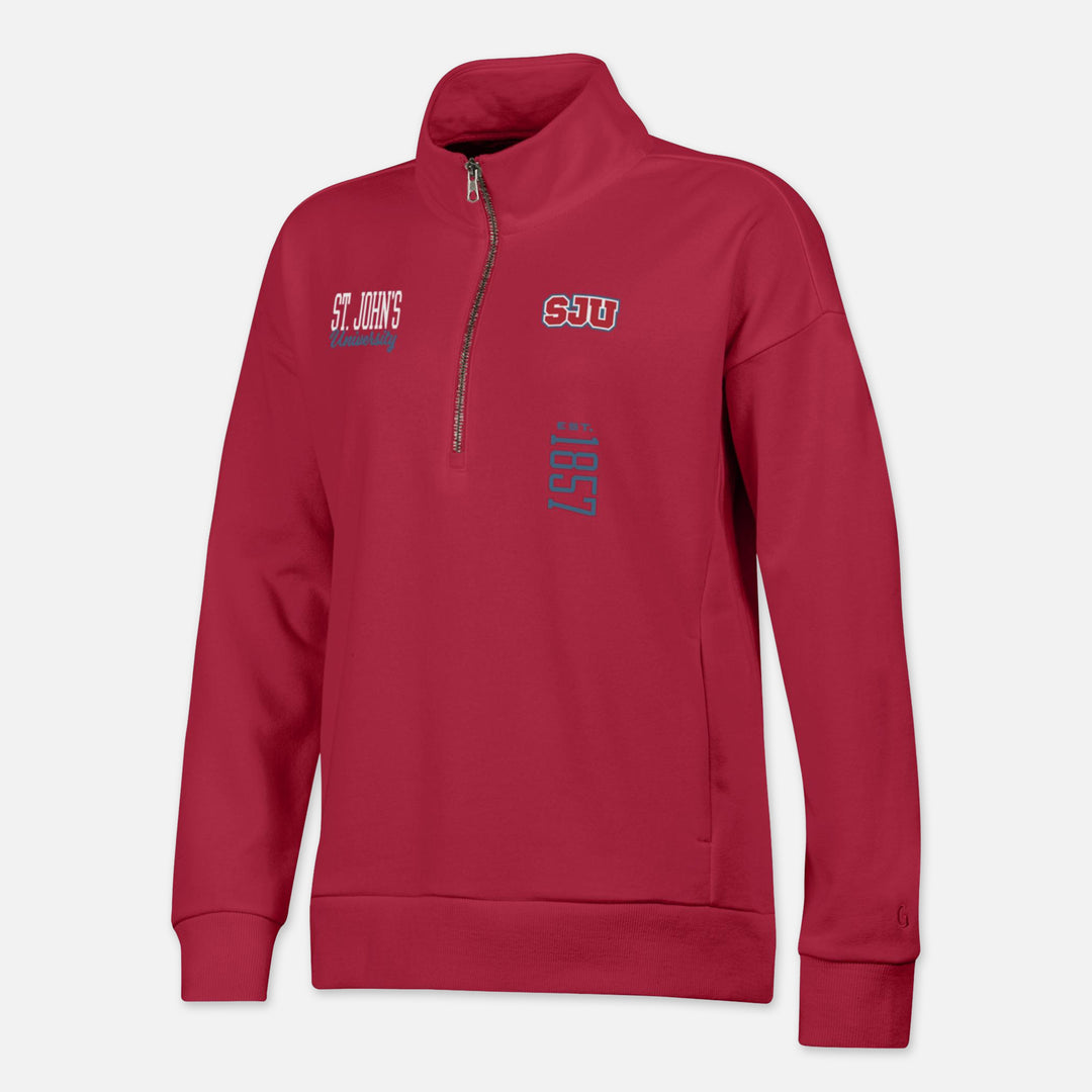 WOMEN'S 1/4 ZIP ST. JOHN'S UNIVERSITY