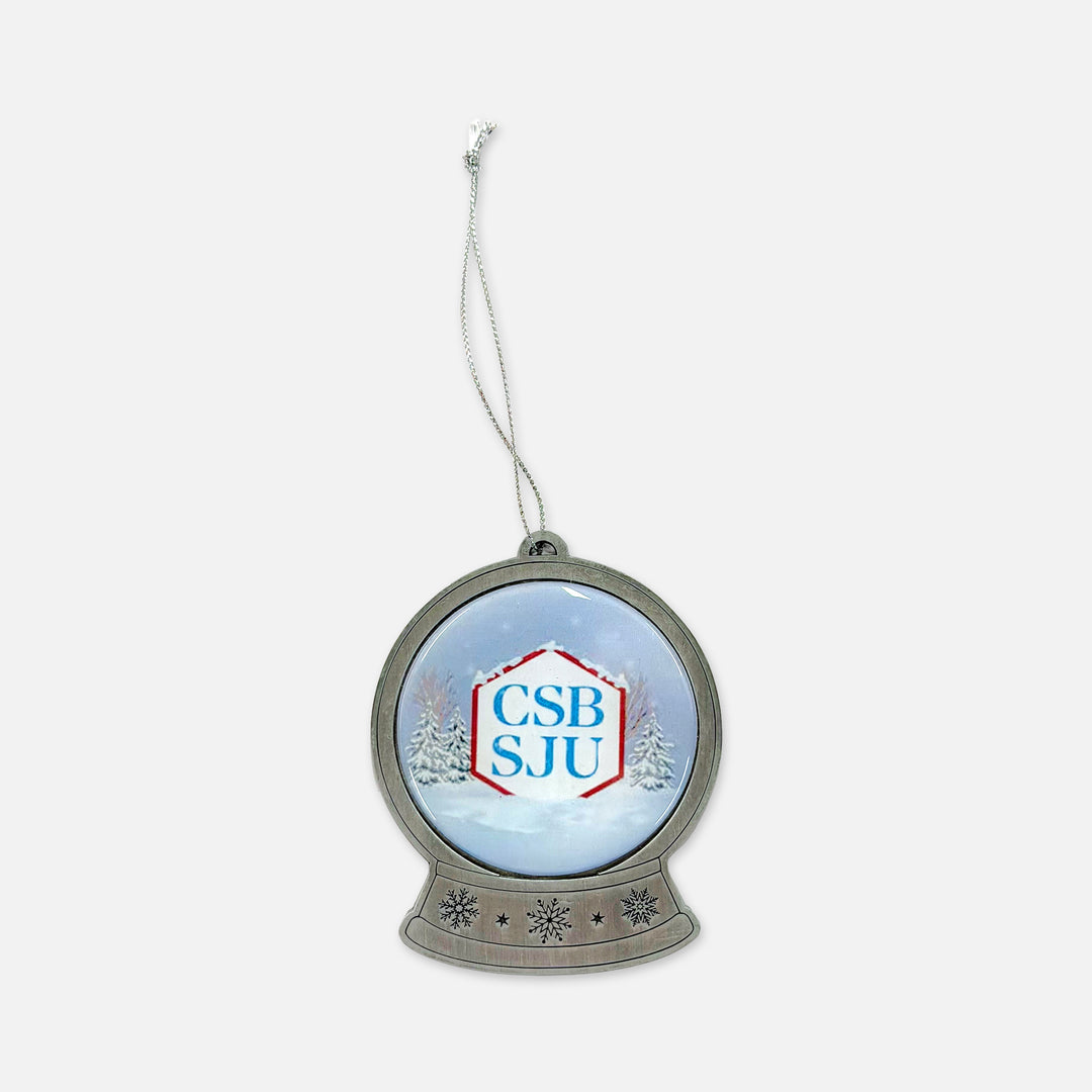 CHRISTMAS ORNAMENT CSB SJU SNOW GLOBE