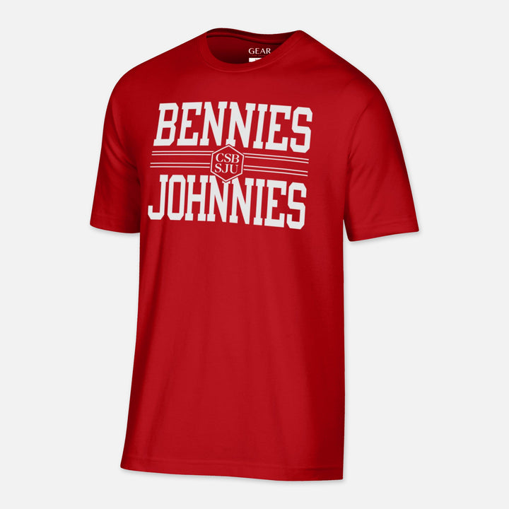 SHORT SLEEVE TSHIRT BENNIES JOHNNIES WITH CSB SJU HEX
