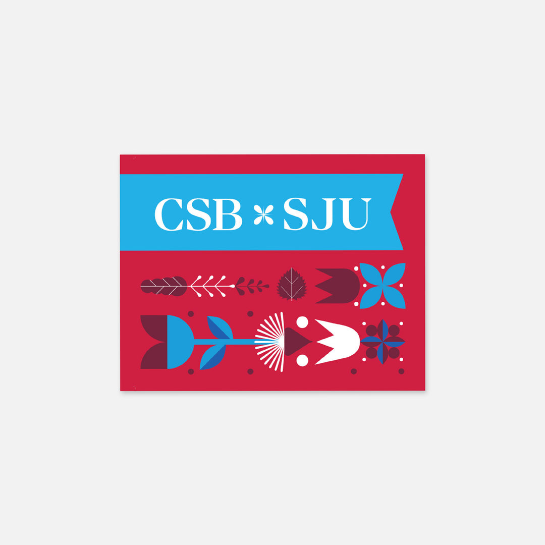 MAGNET CSB SJU FLOWERS