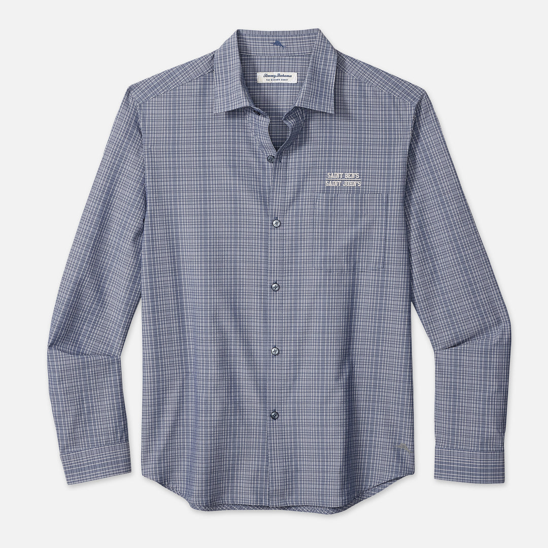 TOMMY BAHAMA LONG SLEEVE BUTTON SHIRT SAINT BEN'S SAINT JOHN'S