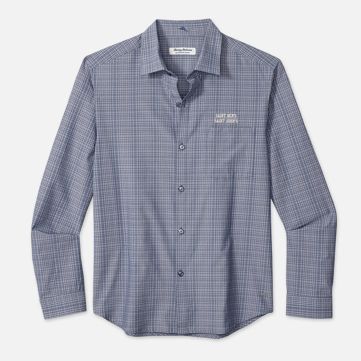 TOMMY BAHAMA LONG SLEEVE BUTTON SHIRT SAINT BEN'S SAINT JOHN'S