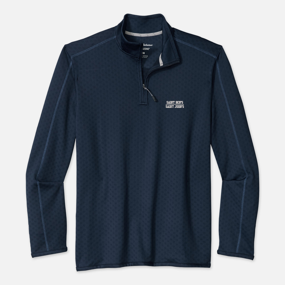 TOMMY BAHAMA 1/4 ZIP SAINT BEN'S SAINT JOHN'S