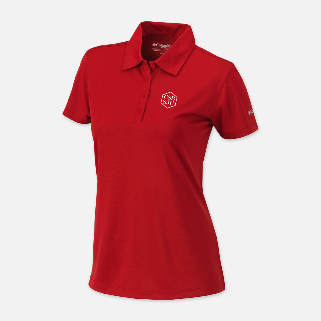 WOMEN'S COLUMBIA POLO HEX WITH CSB SJU