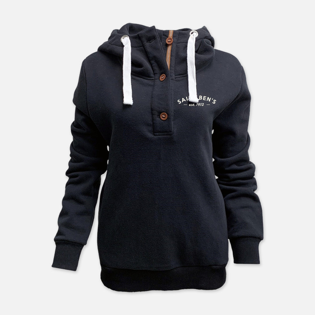 WOMEN'S HOODED SWEATSHIRT SAINT BEN'S EST. 1913