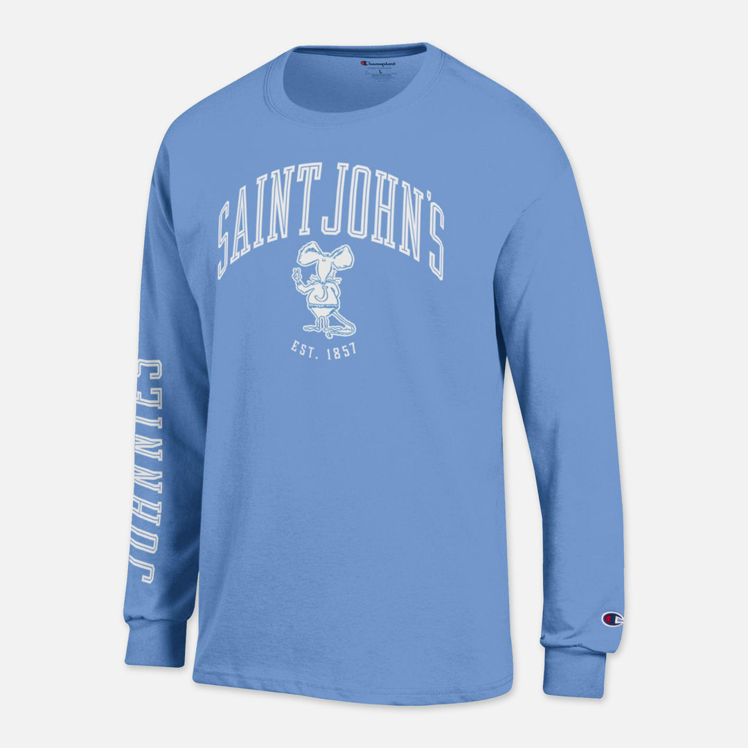 CHAMPION LONG SLEEVE TSHIRT SAINT JOHN'S JOHNNIE RAT
