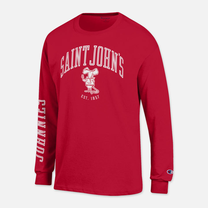 CHAMPION LONG SLEEVE TSHIRT SAINT JOHN'S JOHNNIE RAT