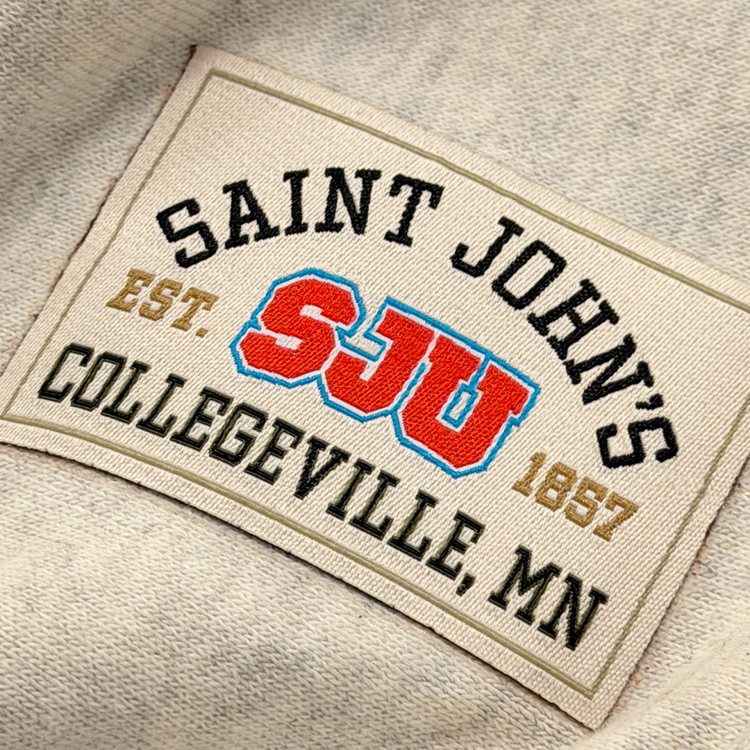 CREWNECK SWEATSHIRT SJU CAMO LETTERS