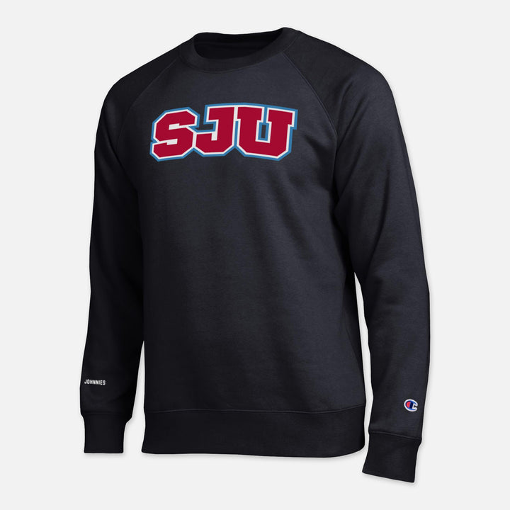 CHAMPION CREWNECK SWEATSHIRT SJU JOHNNIES ARM HIT