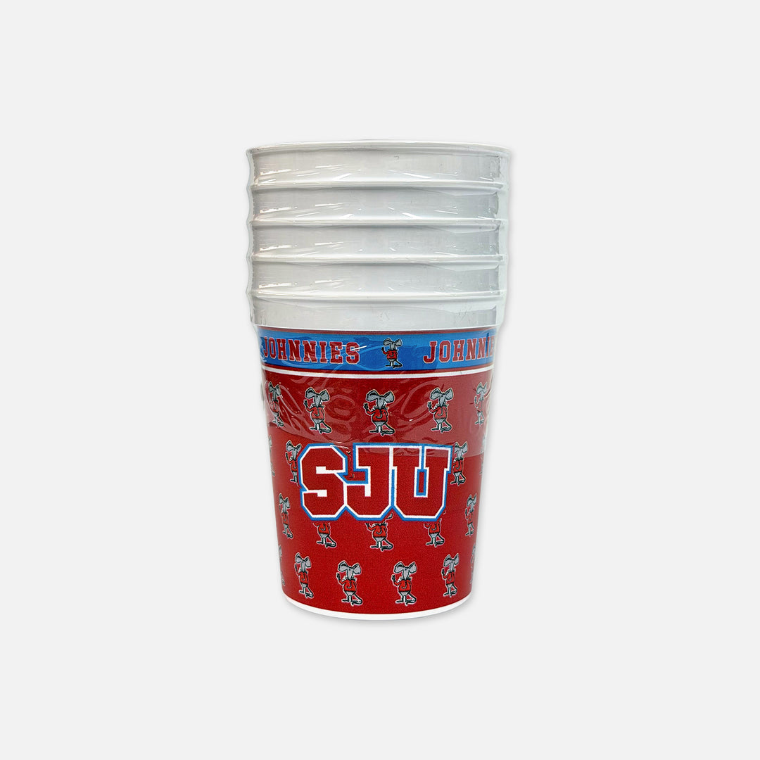 5 PACK 16 OZ STADIUM CUP SJU JOHNNIE RAT
