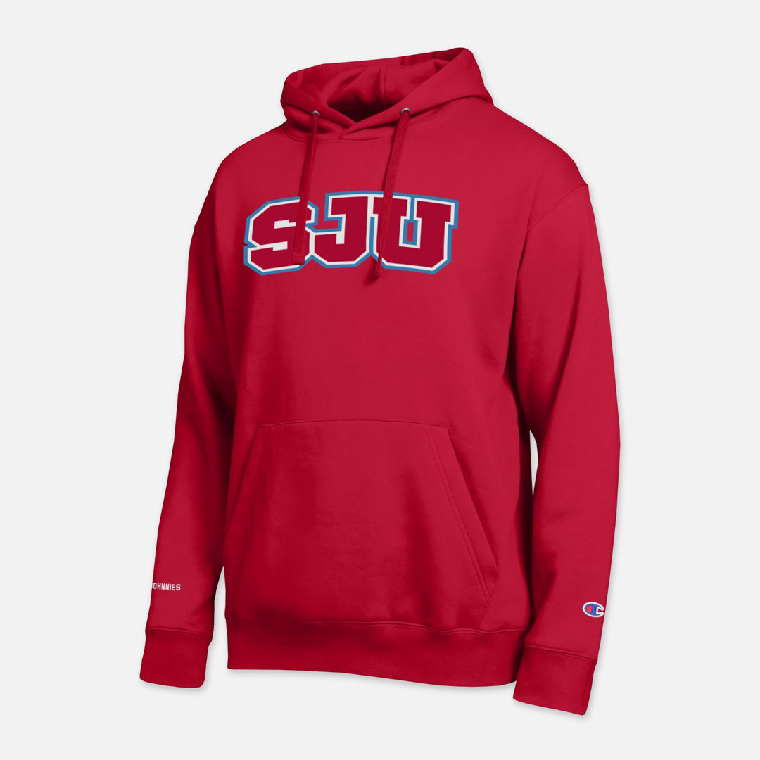 CHAMPION HOODED SWEATSHIRT SJU JOHNNIES ARM HIT
