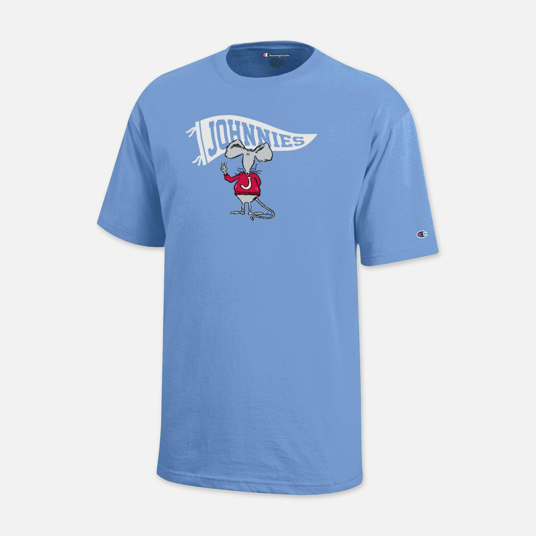 YOUTH CHAMPION SHORT SLEEVE TSHIRT JOHNNIE RAT WITH PENNANT