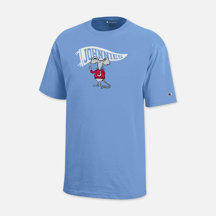 YOUTH CHAMPION SHORT SLEEVE TSHIRT JOHNNIE RAT WITH PENNANT