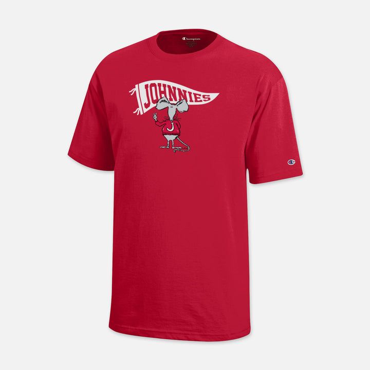 YOUTH CHAMPION SHORT SLEEVE TSHIRT JOHNNIE RAT WITH PENNANT