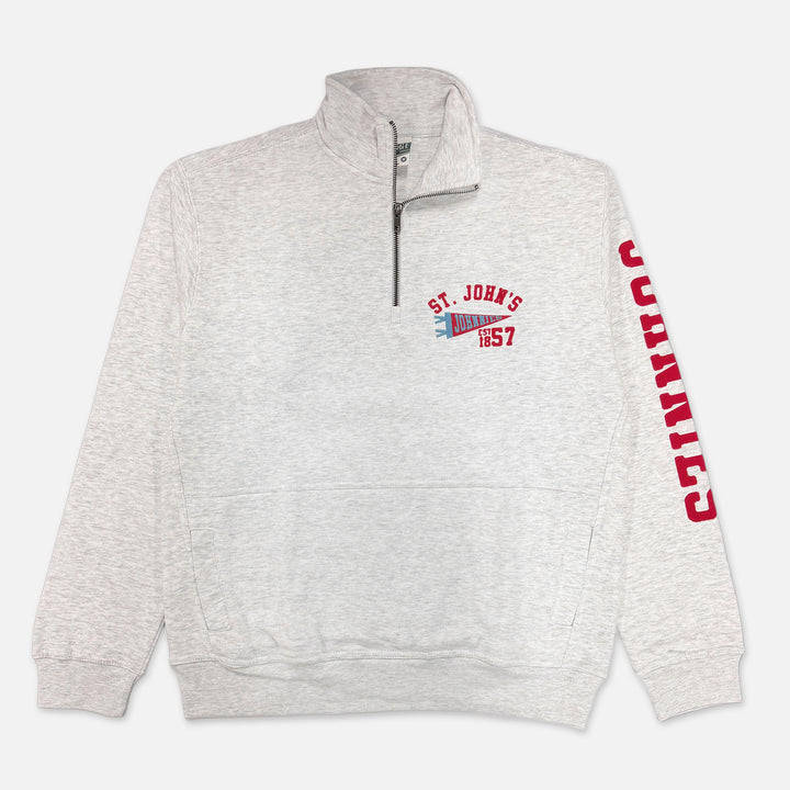1/4 ZIP ST. JOHN'S ARM HIT JOHNNIES