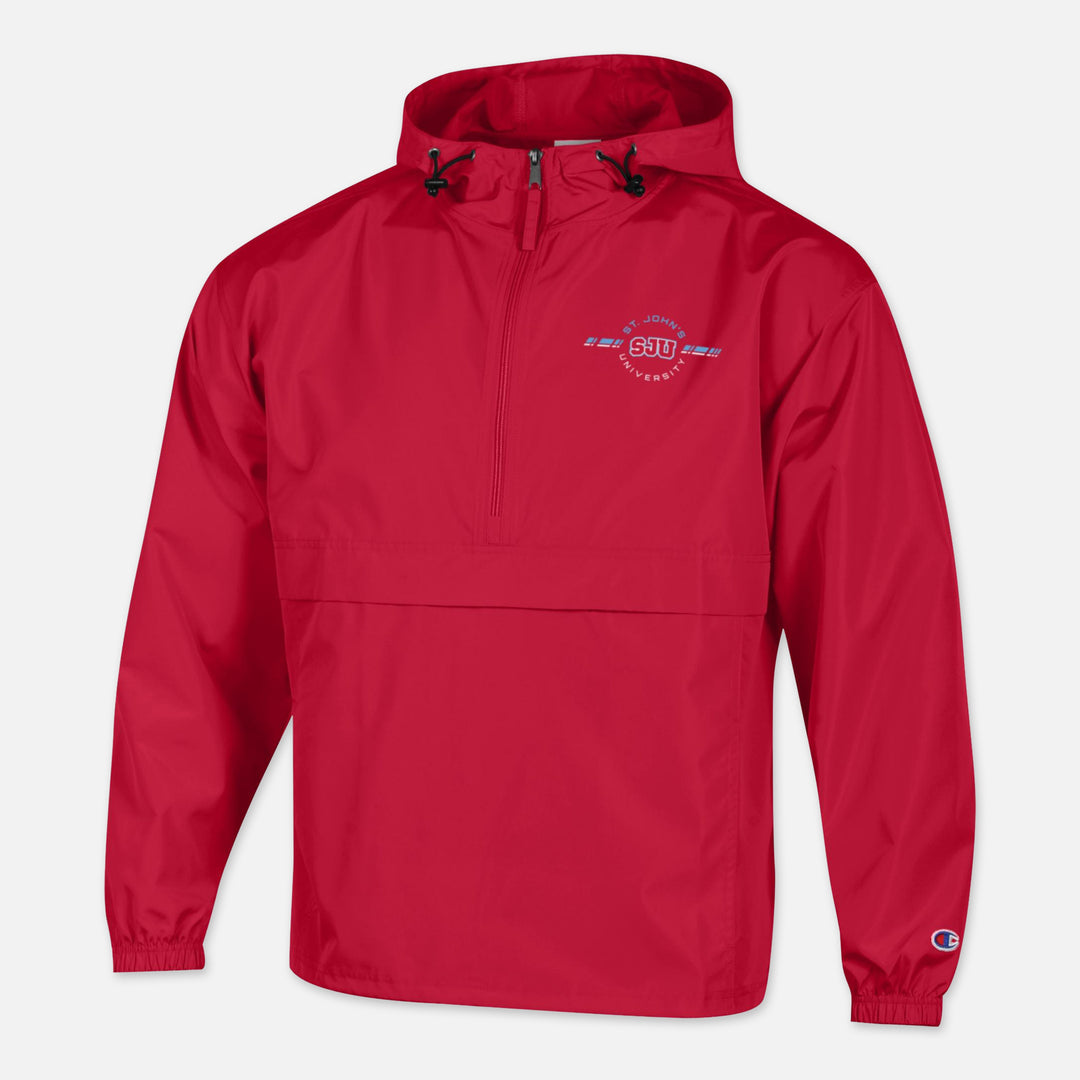 CHAMPION 1/2 ZIP PULLOVER JACKET ST. JOHN'S UNIVERSITY
