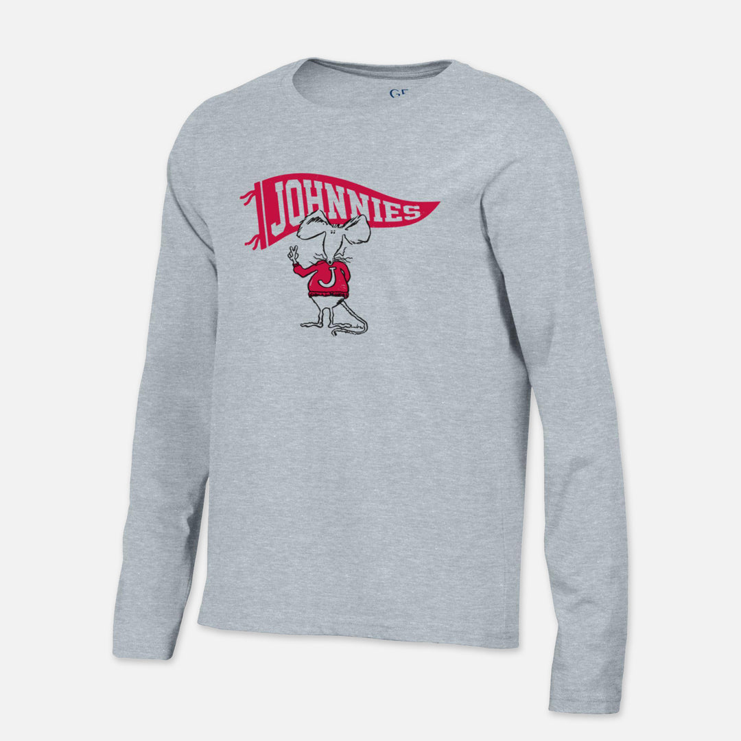 WOMEN'S LONG SLEEVE TSHIRT WITH JOHNNIE RAT