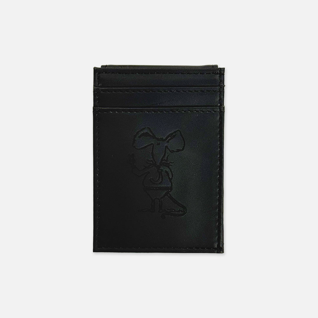 FRONT POCKET LEATHER WALLET WITH JOHNNIE RAT