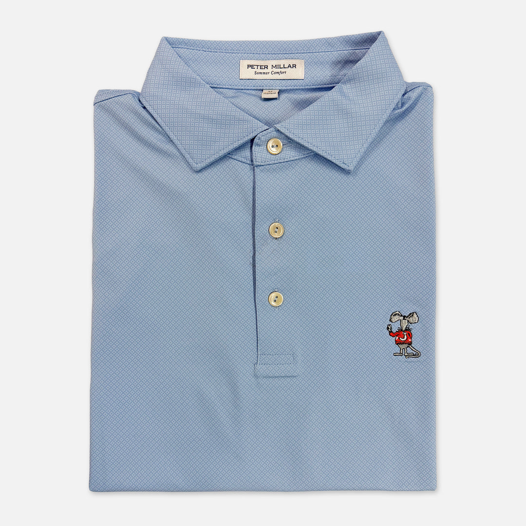 PETER MILLAR HUGO PERFORMANCE POLO WITH JOHNNIE RAT