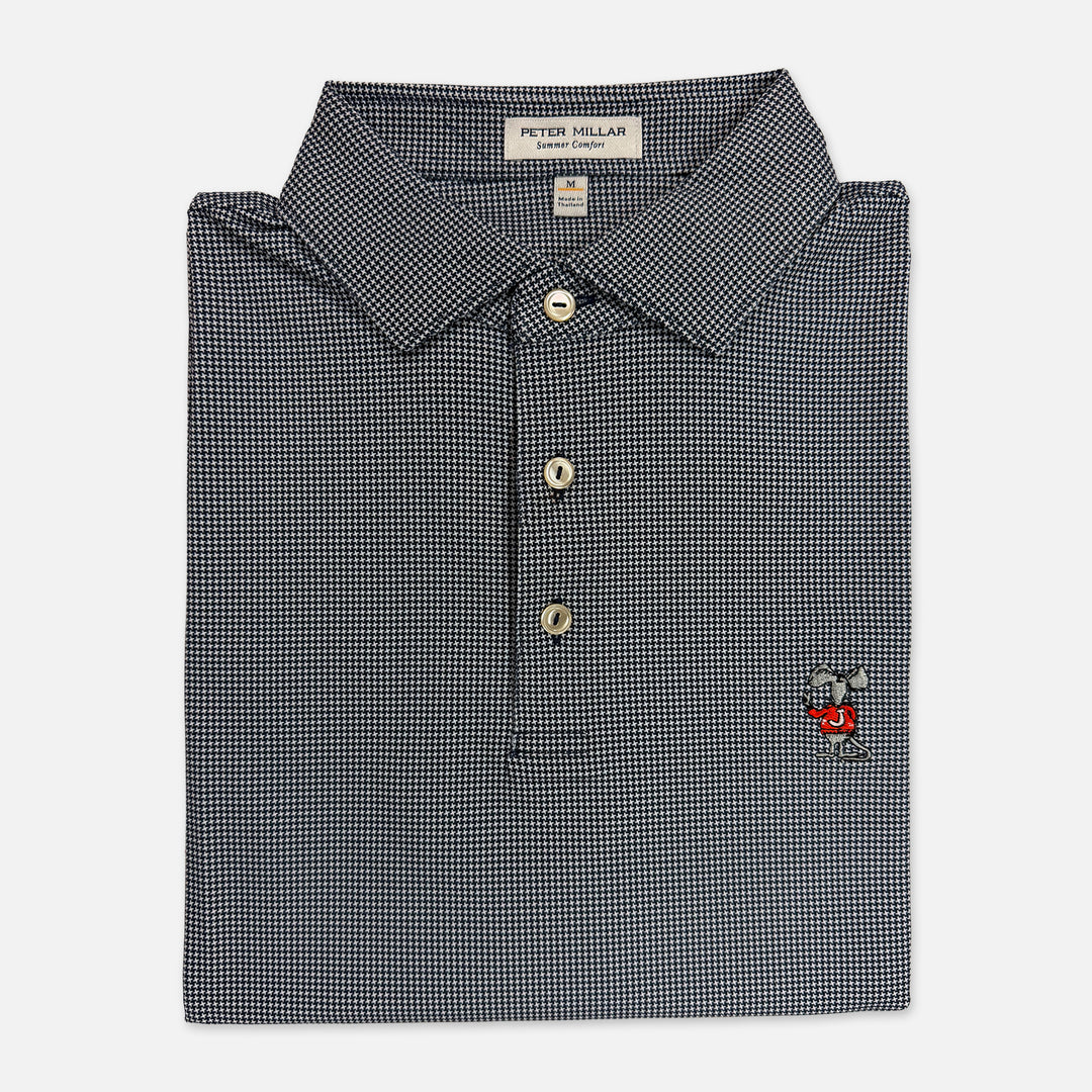 PETER MILLAR BORDER PERFORMANCE POLO WITH JOHNNIE RAT