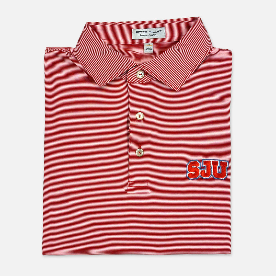 PETER MILLAR STRIPE POLO SJU