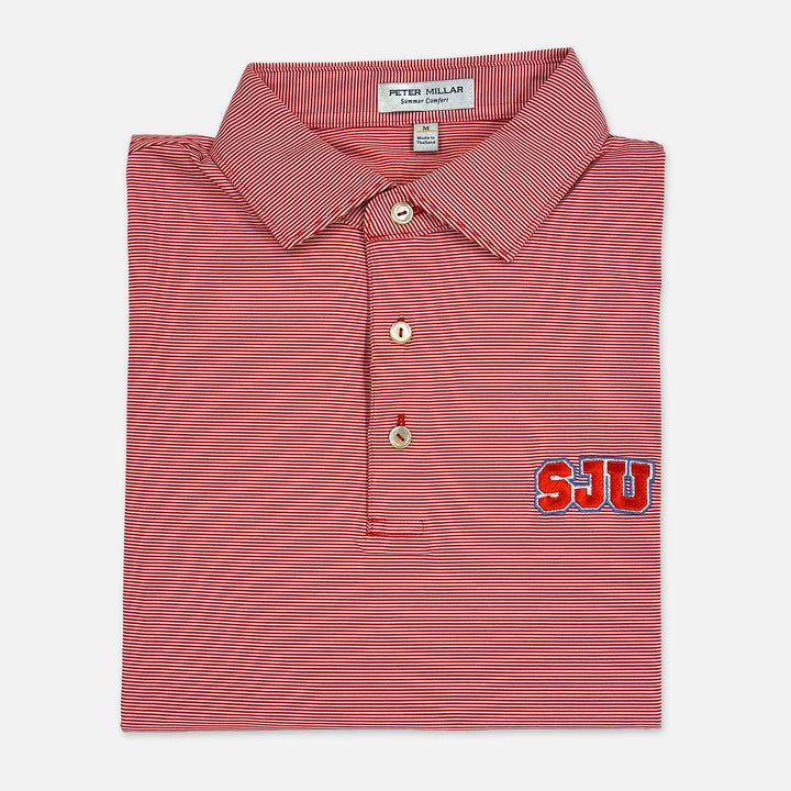 PETER MILLAR STRIPE POLO SJU