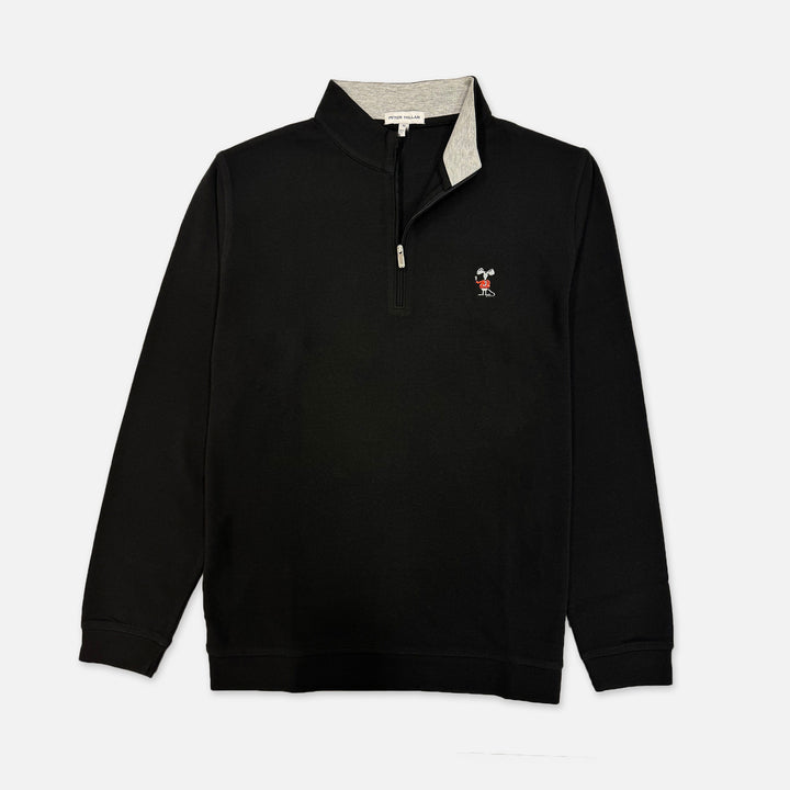PETER MILLAR 1/4 ZIP CROWN COMFORT WITH JOHNNIE RAT