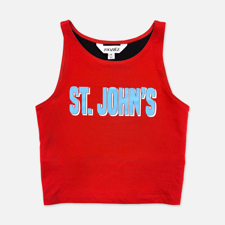 WOMEN'S ZOOZATZ SLEEVELESS CROP TOP ST. JOHN'S