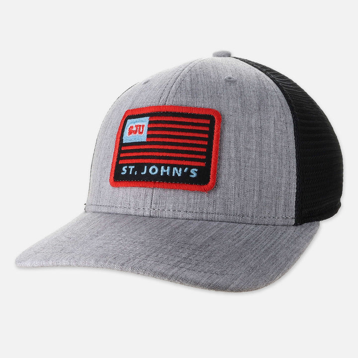 CAP TRUCKER SJU ST. JOHN'S FLAG PATCH