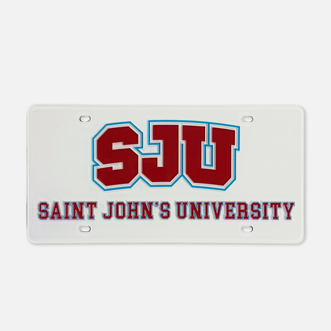 LICENSE PLATE COVER SJU SAINT JOHN'S UNIVERSITY