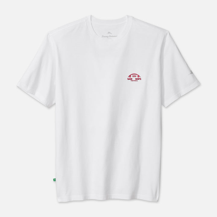 TOMMY BAHAMA SHORT SLEEVE TSHIRT TAILGATE SJU FOOTBALL