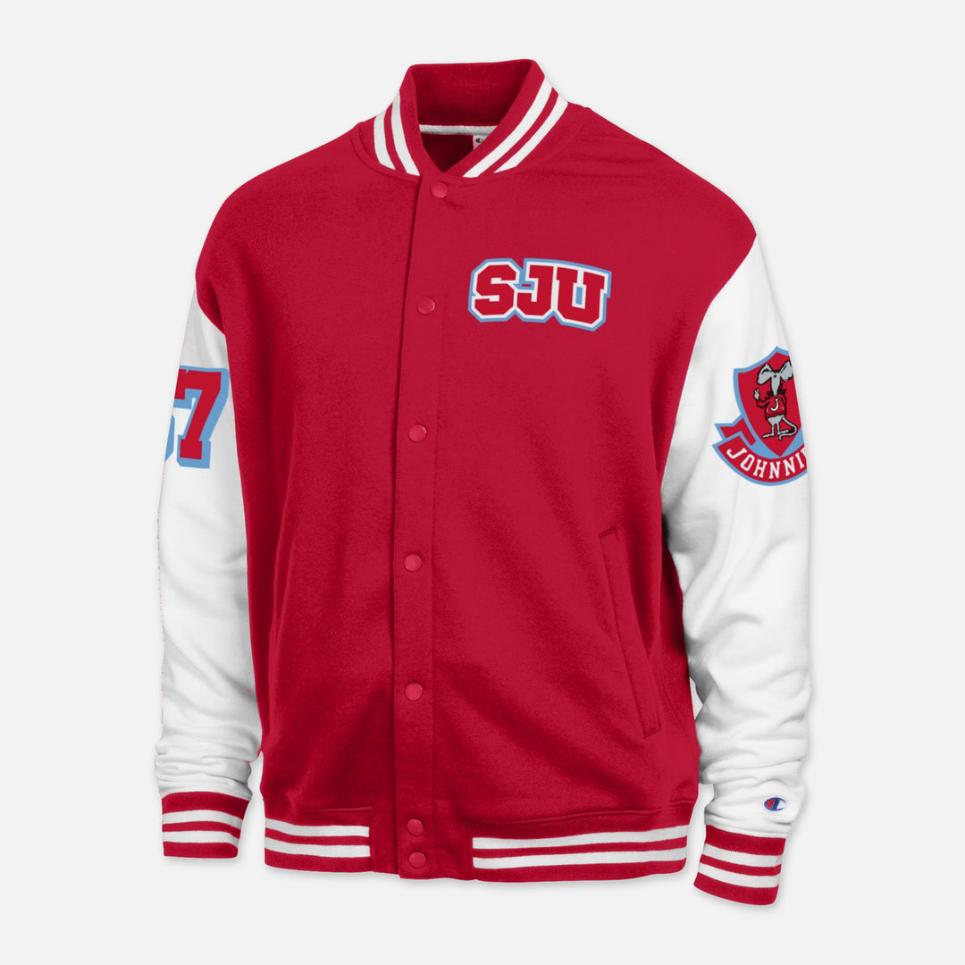 CHAMPION VARSITY JACKET SJU JOHNNIE RAT