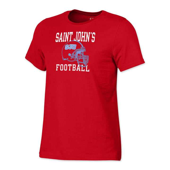WOMEN'S SHORT SLEEVE TSHIRT ST. JOHN'S FOOTBALL