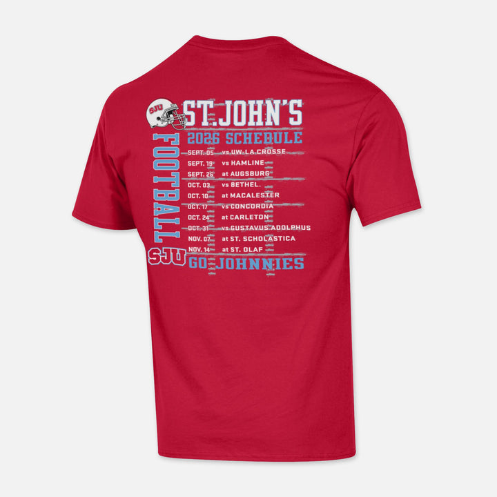 CHAMPION SHORT SLEEVE TSHIRT ST. JOHN'S FOOTBALL SCHEDULE