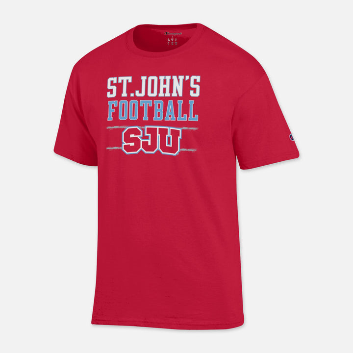 CHAMPION SHORT SLEEVE TSHIRT ST. JOHN'S FOOTBALL SCHEDULE